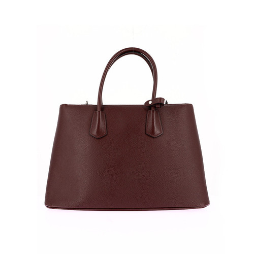 PRADA Purple Leather Handbag Image 4