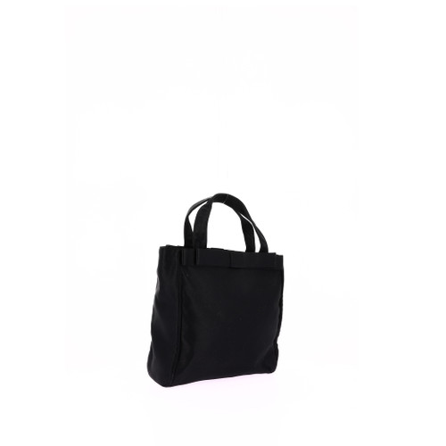 PRADA Handbag Black Fabric Image 2