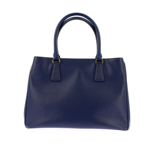 PRADA galleria Handbag Saffiano Leather Blue Image 4
