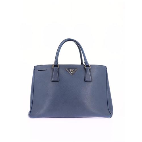 PRADA galleria classique handbag Leather Blue Image 2