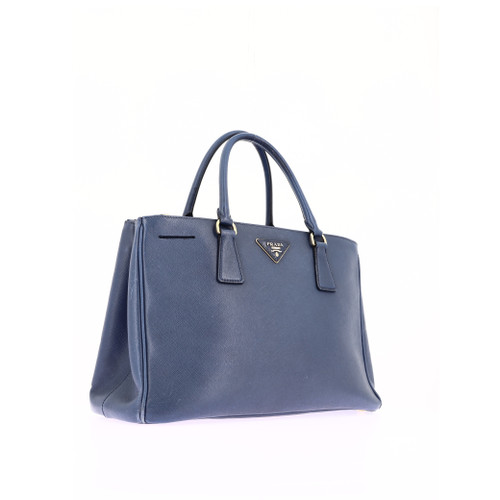 PRADA galleria classique handbag Leather Blue Image 3