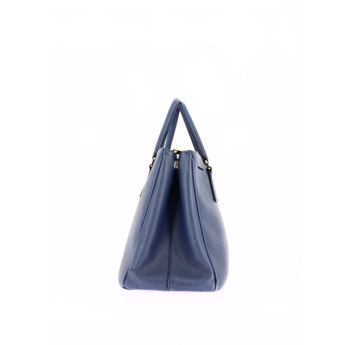 PRADA galleria classique handbag Leather Blue Image 4