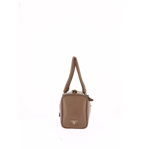 PRADA Brown Leather Shoulder Bag Image 3