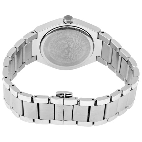 VERSACE Quartz White Dial Stainless Steel Ladies