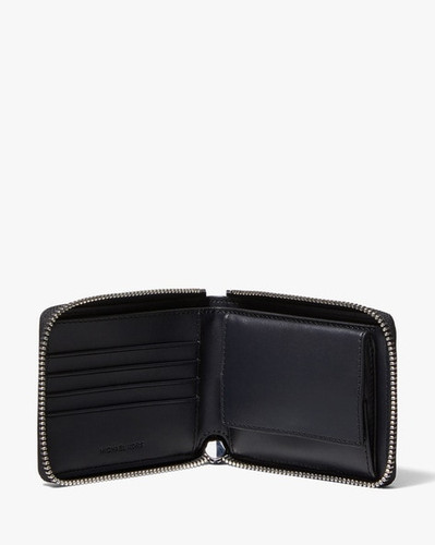 MICHAEL KORS  Billfold Wallet with Zipper and Coin Pocket