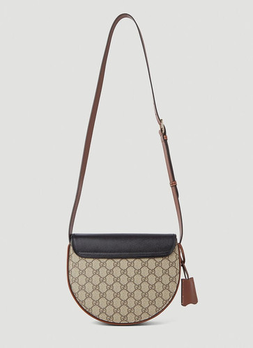 GUCCI Padlock Rounded Small Shoulder Bag in Black