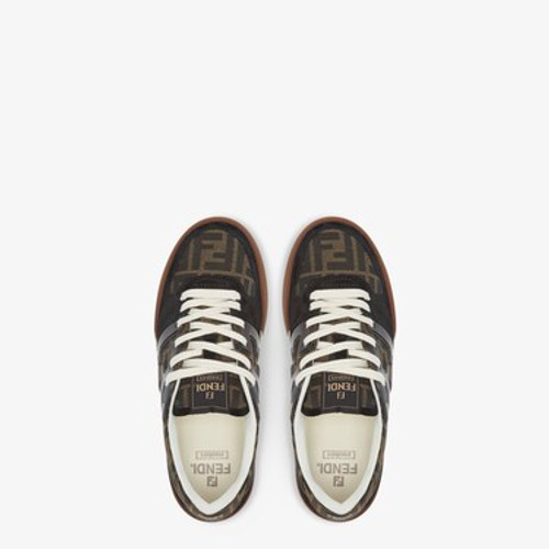 FENDI Match Canvas Low-tops