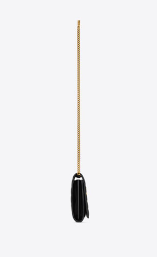 SAINT LAURENT Cassandre Chain Wallet In Lambskin