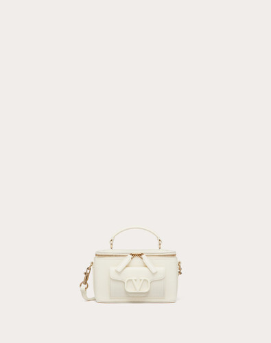 VALENTINO Mini Locò Calfskin Handbag