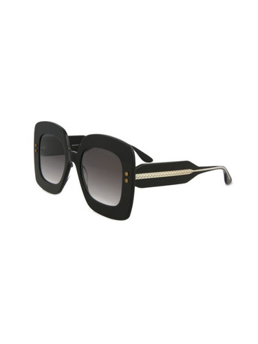 BOTTEGA VENETA 50Mm Square Sunglasses BLACK CRYSTAL Image 4