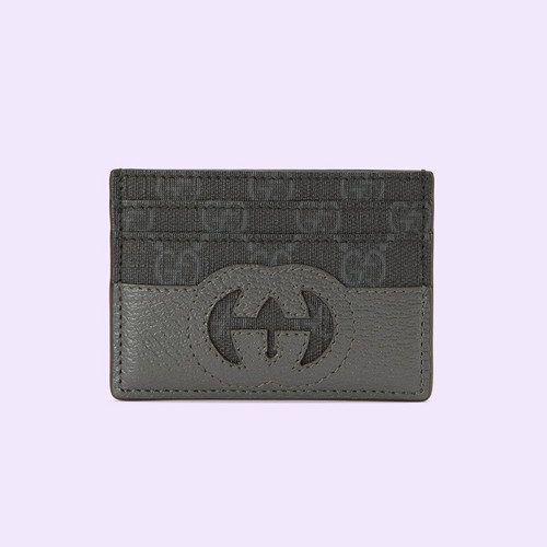 GUCCI Card Holder With Openwork Gg Detail