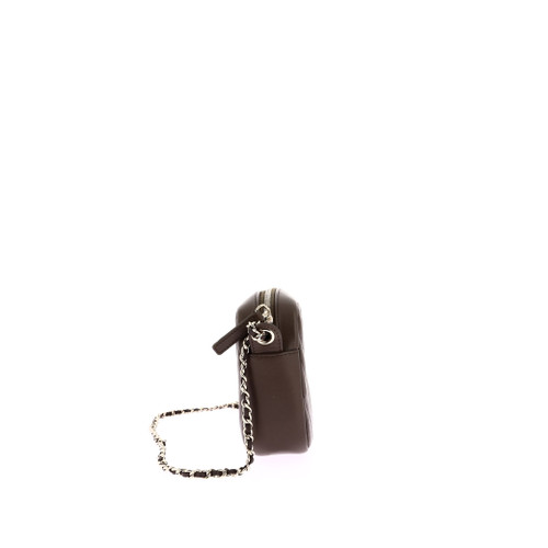 CHANEL Camera Shoulder Bag Brown Leather Image 6