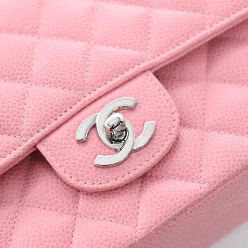 CHANEL Timeless Shoulder Bag Pink Leather Image 5