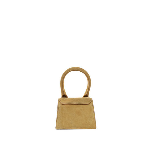 JACQUEMUS  Chiquito Jacquemus mini bag Suede effect leather Yellow