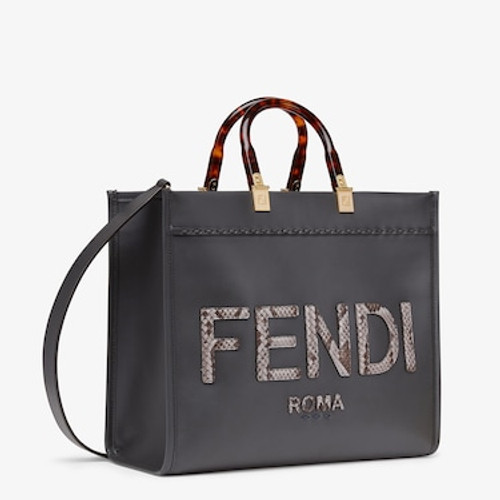 FENDI Sunshine Medium Bag - Dark Grey