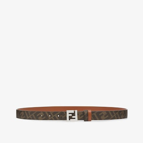 FENDI FF Squared Belt - Brown