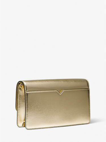 MICHAEL KORS  Cece Medium Metallic Faux Leather Clutch (@Delhi Studio)