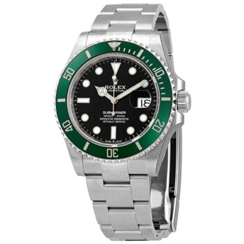 ROLEX Submariner "Starbucks" Automatic Chronometer Black Dial Men's Watch BKSO