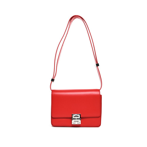 GIVENCHY 4G Shoulder Bag Red Leather (Brand New)