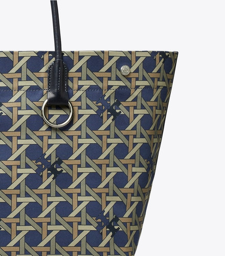 TORY BURCH Canvas Basketweave Tote (@Delhi Studio)