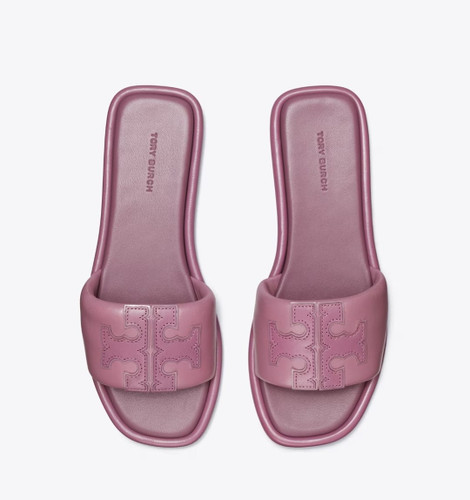 TORY BURCH Double T Sport Slide - Cipria (@Delhi Studio)