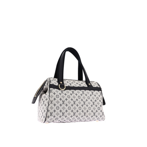 LOUIS VUITTON Josephine Handbag Louis Vuitton Navy Monogram Canvas ( PRE-OWNED)