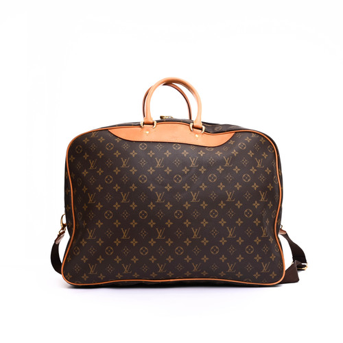LOUIS VUITTON Soft Suitcase Travel Bag Brown Monogram Coated Canvas ( PRE-OWNED)