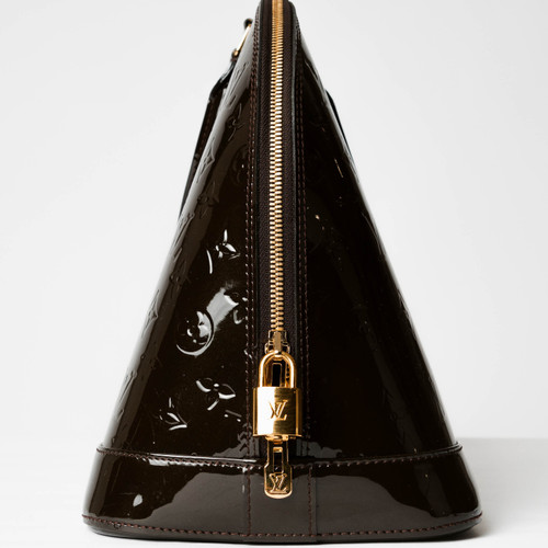 LOUIS VUITTON Alma Handbag  Patent Leather Monogram ( PRE-OWNED)