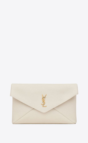 SAINT LAURENT Cassandre Large Envelope Pouch In Lambskin