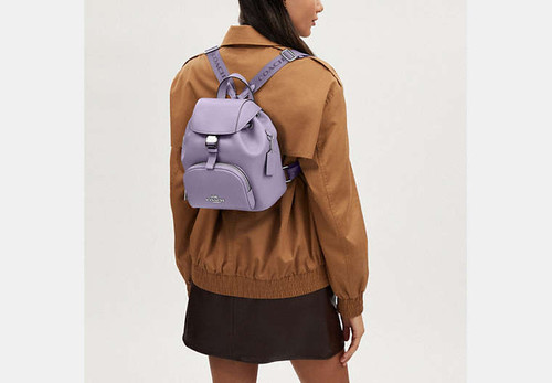 COACH Pace Backpack SILVER/LIGHT VIOLET Image 5