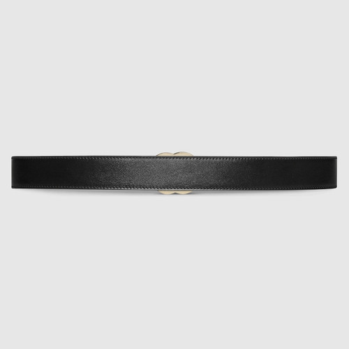 GUCCI Gg Marmont Thin Belt - Black