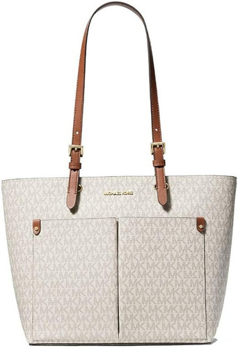 MICHAEL KORS  Jet Sest Travel Medium Double Pocket Tote-Brown