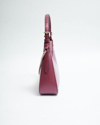 MICHAEL KORS Wilma Small Leather Chain Crossbody Bag - Dark Cherry (@Delhi Studio)
