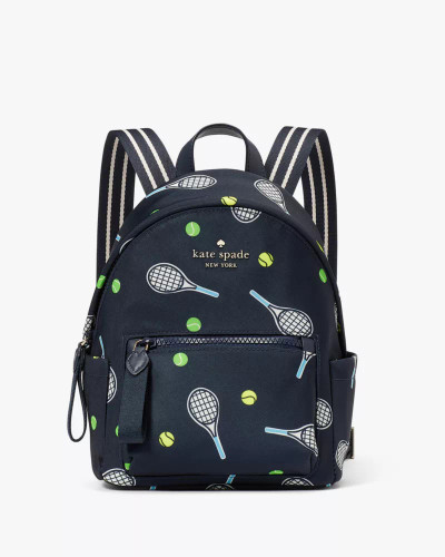 KATE SPADE  Chelsea Racquet And Ball Printed Mini Backpack