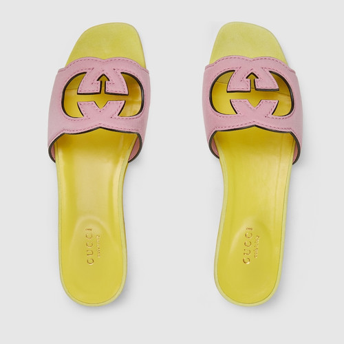 GUCCI Women's Interlocking G Cut-out Sandal