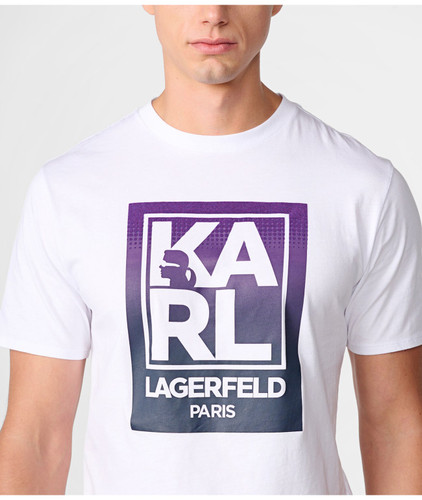 KARL LAGERFELD PARIS Box Logo Tee (@Delhi Studio)