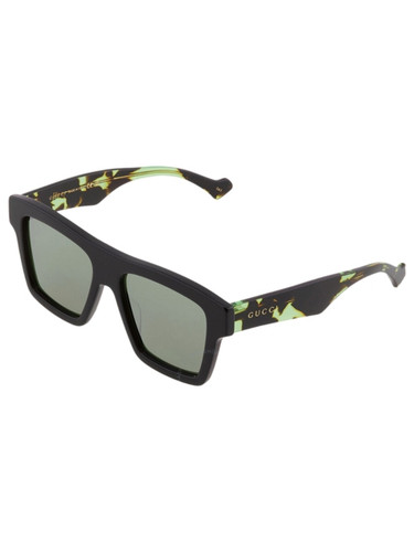 GUCCI Green Square  Men's  Sunglasses (3-4 Weeks Ship)