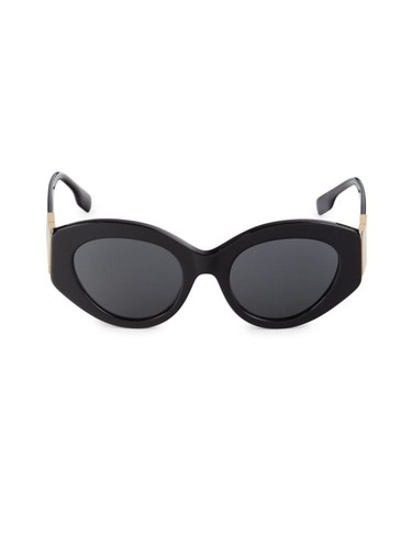 BURBERRY 51Mm Butterfly Sunglasses BLACK Image 1