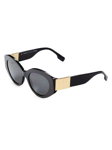 BURBERRY 51Mm Butterfly Sunglasses BLACK Image 2