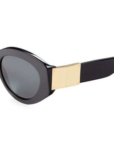BURBERRY 51Mm Butterfly Sunglasses BLACK Image 3