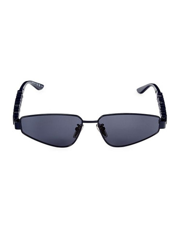 BALENCIAGA 61Mm Oval Sunglasses BLUE Image 4