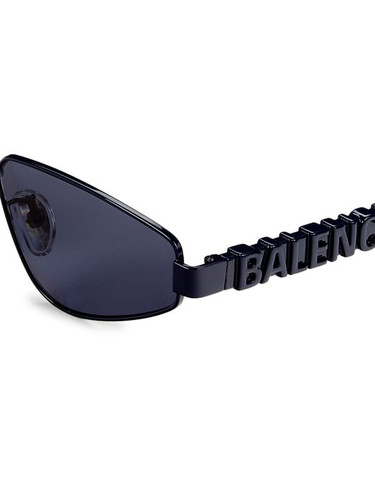 BALENCIAGA 61Mm Oval Sunglasses BLUE Image 6