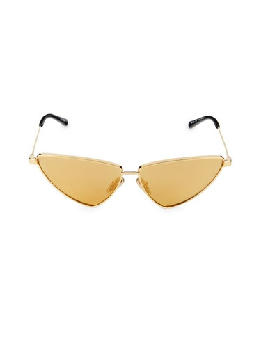 BALENCIAGA 62Mm Cat Eye Sunglasses GOLD Image 1