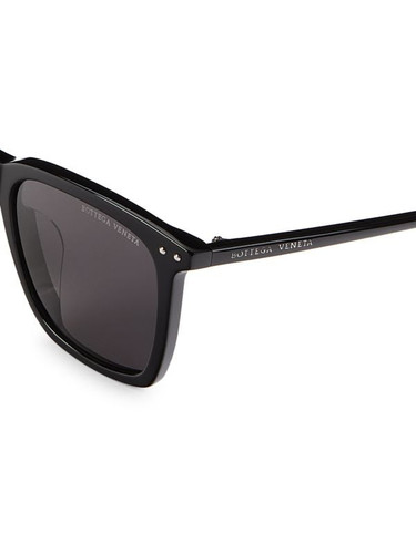 BOTTEGA VENETA 53Mm Square Sunglasses BLACK Image 3