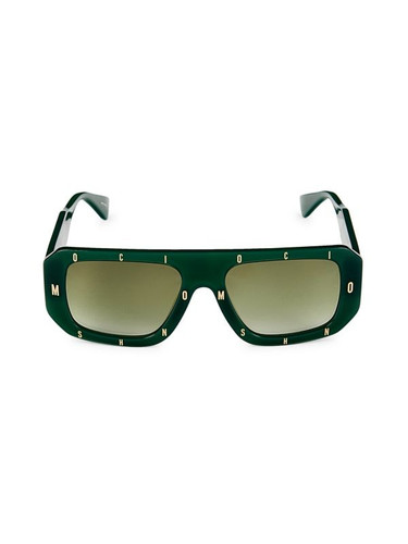 MOSCHINO 54Mm Rectangle Sunglasses GREEN Image 1