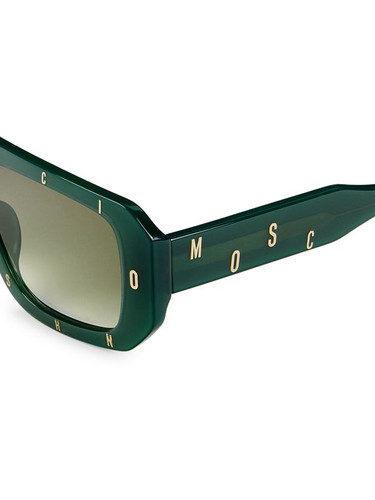 MOSCHINO 54Mm Rectangle Sunglasses GREEN Image 6