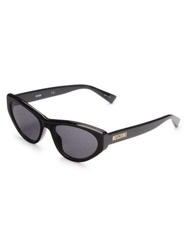 MOSCHINO 56Mm Cat Eye Sunglasses BLACK Image 5