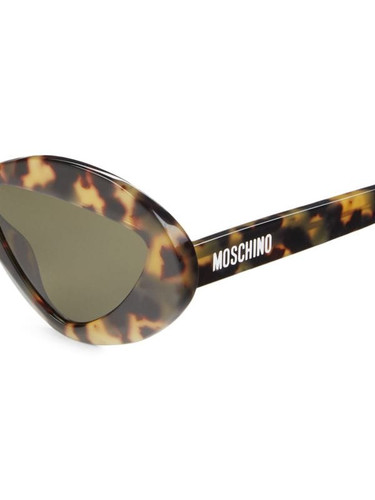 MOSCHINO 55Mm Geometric Sunglasses HAVANA Image 3