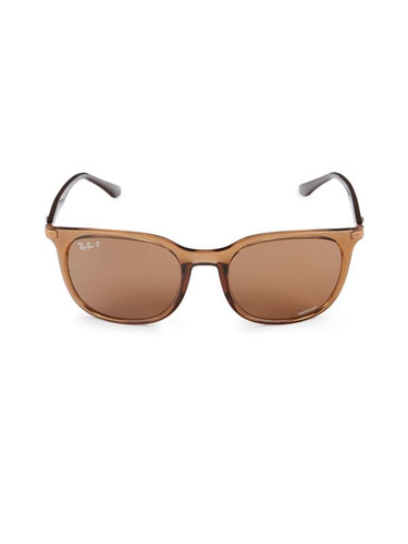 RAY-BAN Rb4386 51Mm Square Sunglasses BROWN Image 1