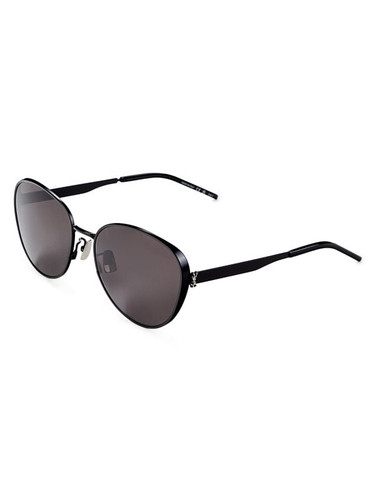 SAINT LAURENT 59Mm Round Sunglasses BLACK Image 2